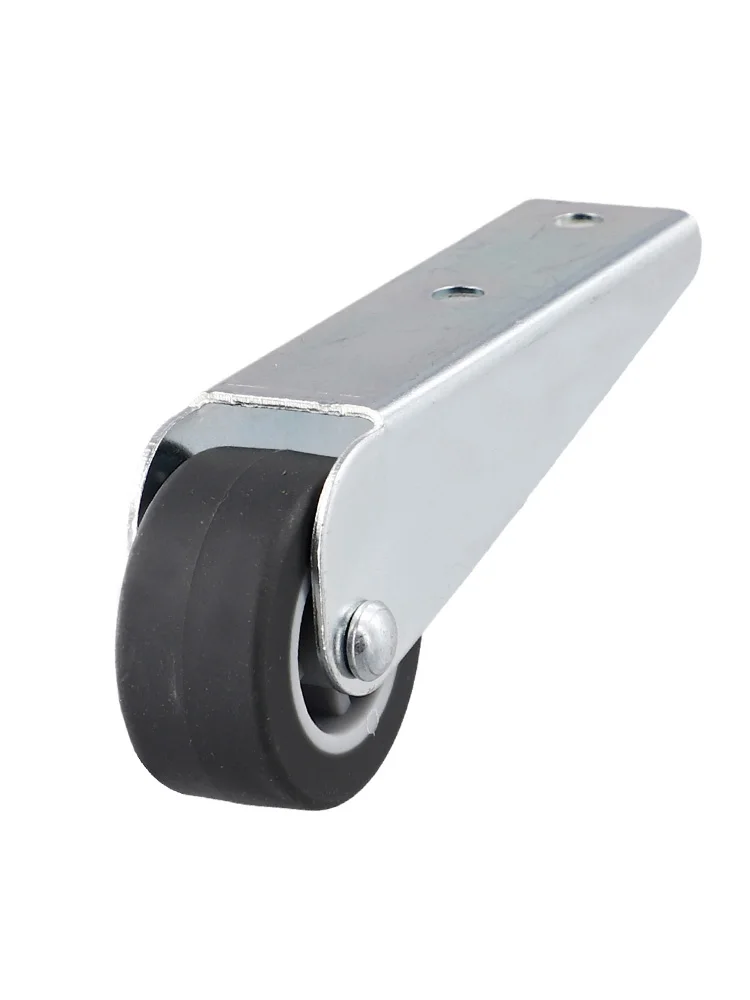 1pc Furniture Caster Soft Rubber Swivel Caster Replacement For Movable Furniture Trolleys Kitchen Cabinets Storage Racks