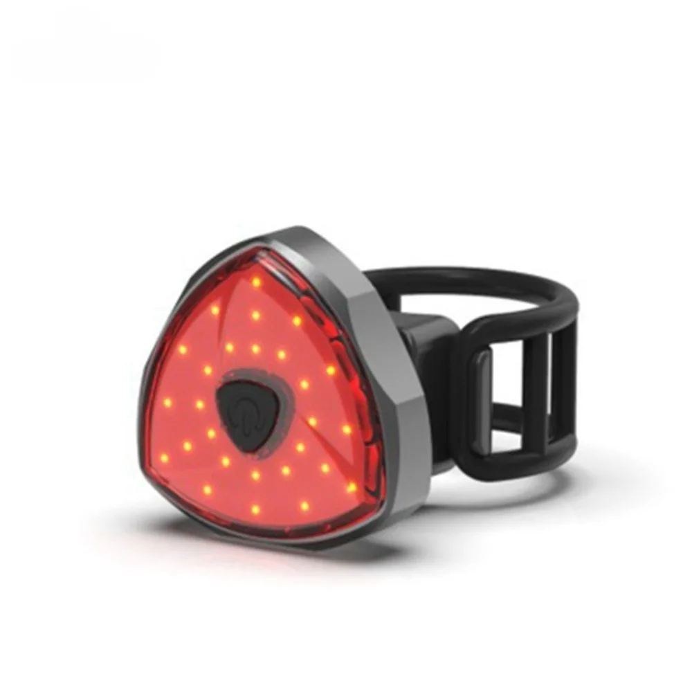 USB Charging Bicycle Gravity Sensing Intelligent Brake Riding Tail Light Mountain Bike Safety Warning Light