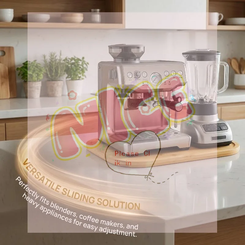 

【HGS】Bamboo Mixer Slider For Tilt-Head Stand Mixer Appliance Sliding Mat Pad Kitchen Aid Mixers Accessories