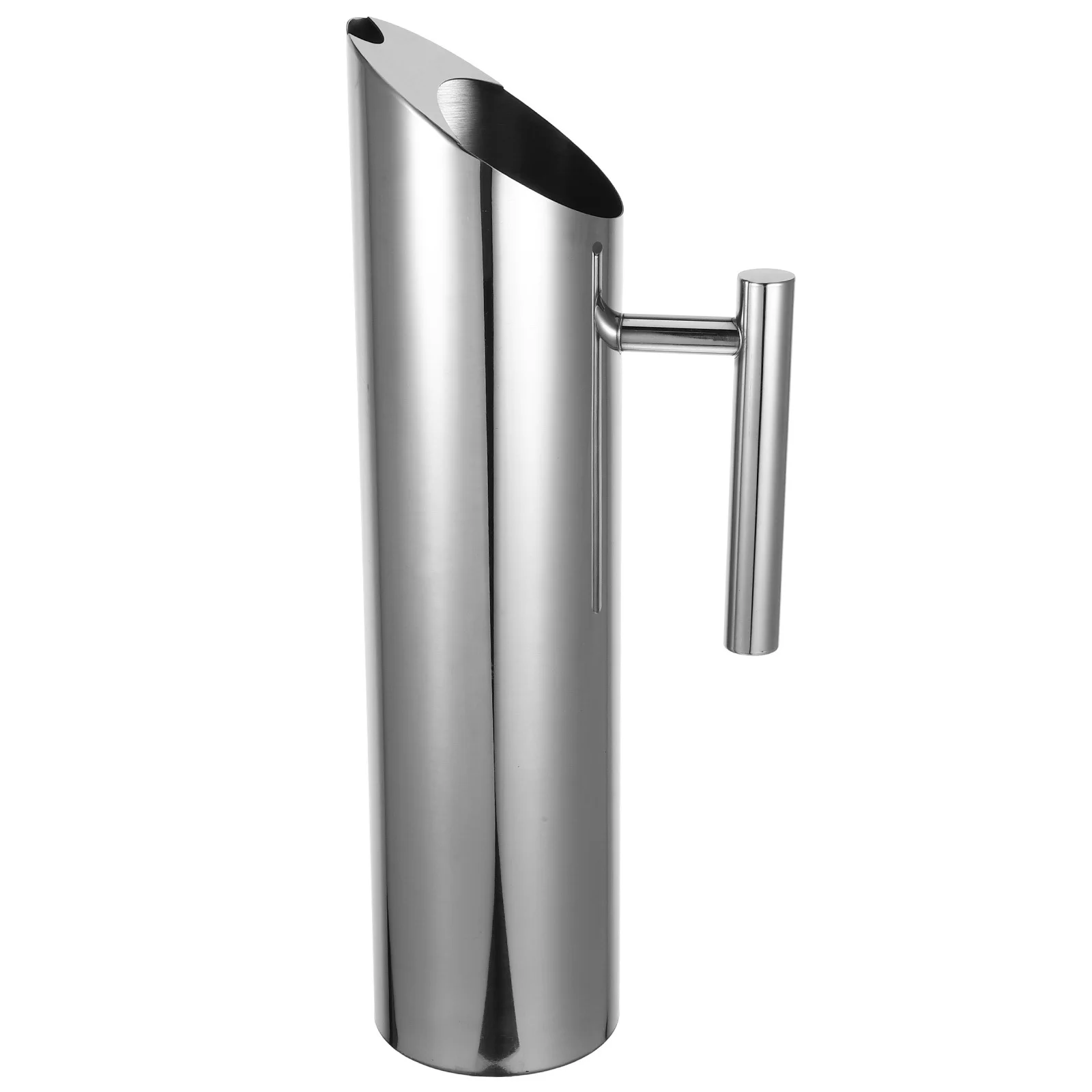 

Stainless Steel Juice Pitcher 1.5L Polished Beverage Container For Cold Drinks Iced Tea Coffee Lemonade Water Milk Fridge
