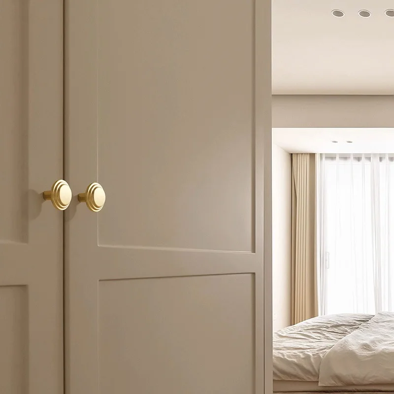 Golden Drawer Cabinet Handles Furniture Kitchen Handles for Cabinet Knob Door Drawer Kitchen Pearl Simplicity Furniture Hardware