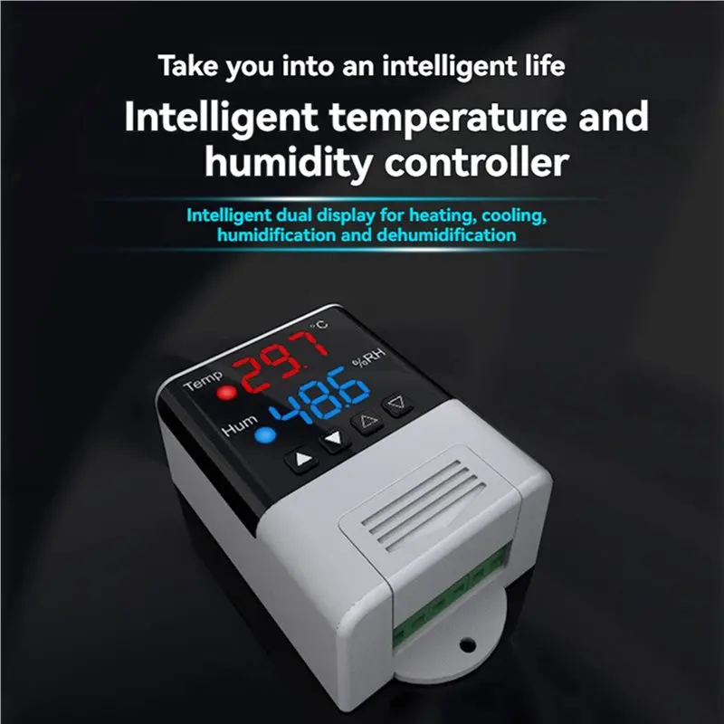 ABRW-2X DTC3200 Temperature Controller Aquarium Thermostat With SHT20 Sensor APP Control For Smart Home