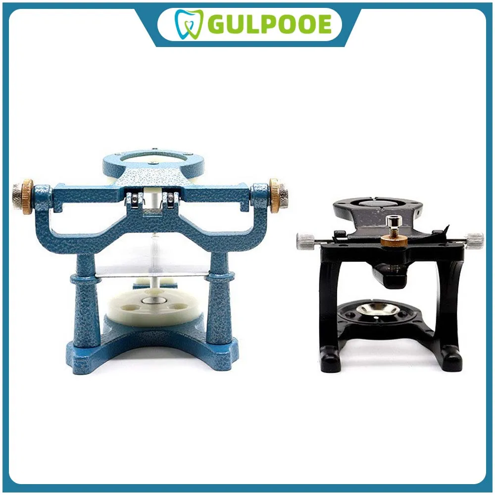 GULPOOEDental Magnet Articulator Large/Small Adjustable Dentist Technician Anatomical Dental Magnet Jaw Frame B-type Articulator