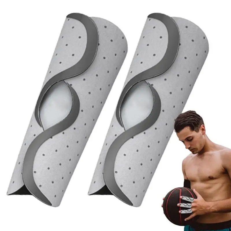 Basketball Finger Protector 2pcs Finger Brace Joint Support Breathable Adjustable Sports Compression Sleeve Elastic Thumb Sleeve