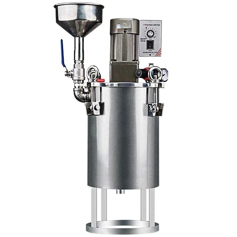New 5-20L Pressure Bucket Motor, Mixing Bucket, Stainless Steel Pressure Bucket Funnel, Rubber Storage Tank Pressure Tank Rubber