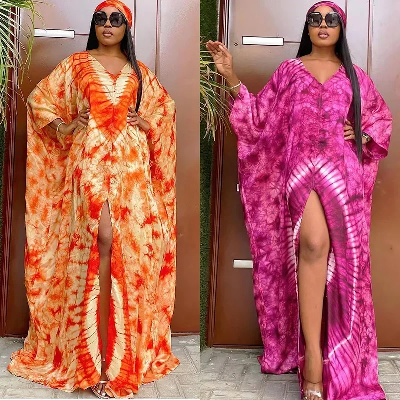 Африканские платья для женщин, элегантное платье макси Дашики Абая 2024, африканская одежда, платья Анкара, весенне-осенние платья больших размеров