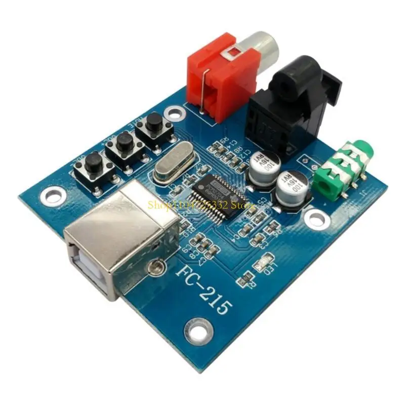 

Decoded Module USB Input Coaxial Fiber HiFi Sound Card Electronic Component PCM2704 for Computer Accessories