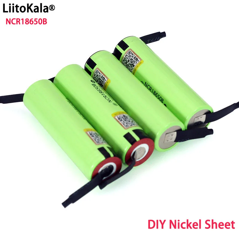 Liitokala oryginalny NCR18650B 3.7 v 3400 mah 18650 akumulator litowy spawanie baterie niklowe DIY zasilanie mobilne