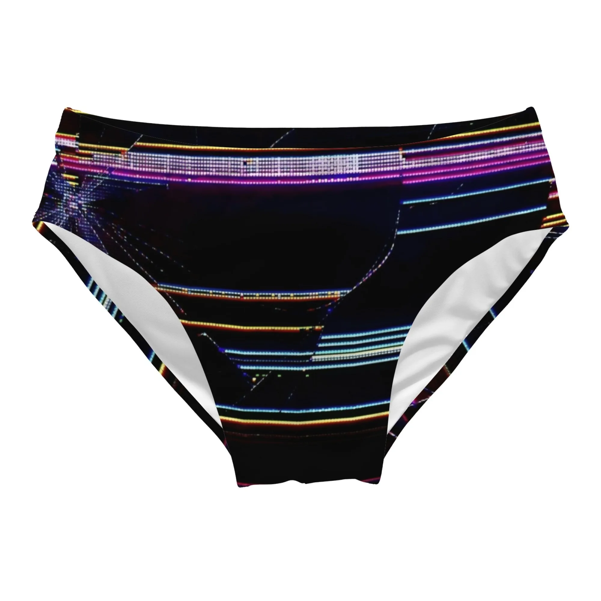 Shattered Screen Swim Trunks Lightweight Comfortable Funny Men's Triangle Swim Trunks Pool Party Beach Vacation Sexy Mens Bikini