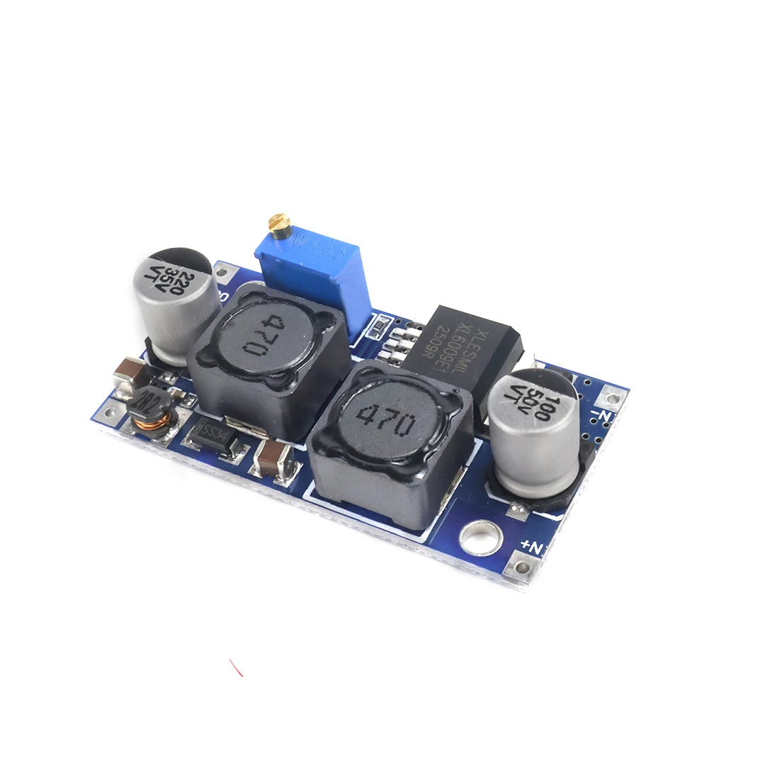 XL6009 DC-DC Boost Buck Converter Module, Adjustable 3.8-32V to 1.25-35V 3A Automatic Step Up Down Voltage Regulator