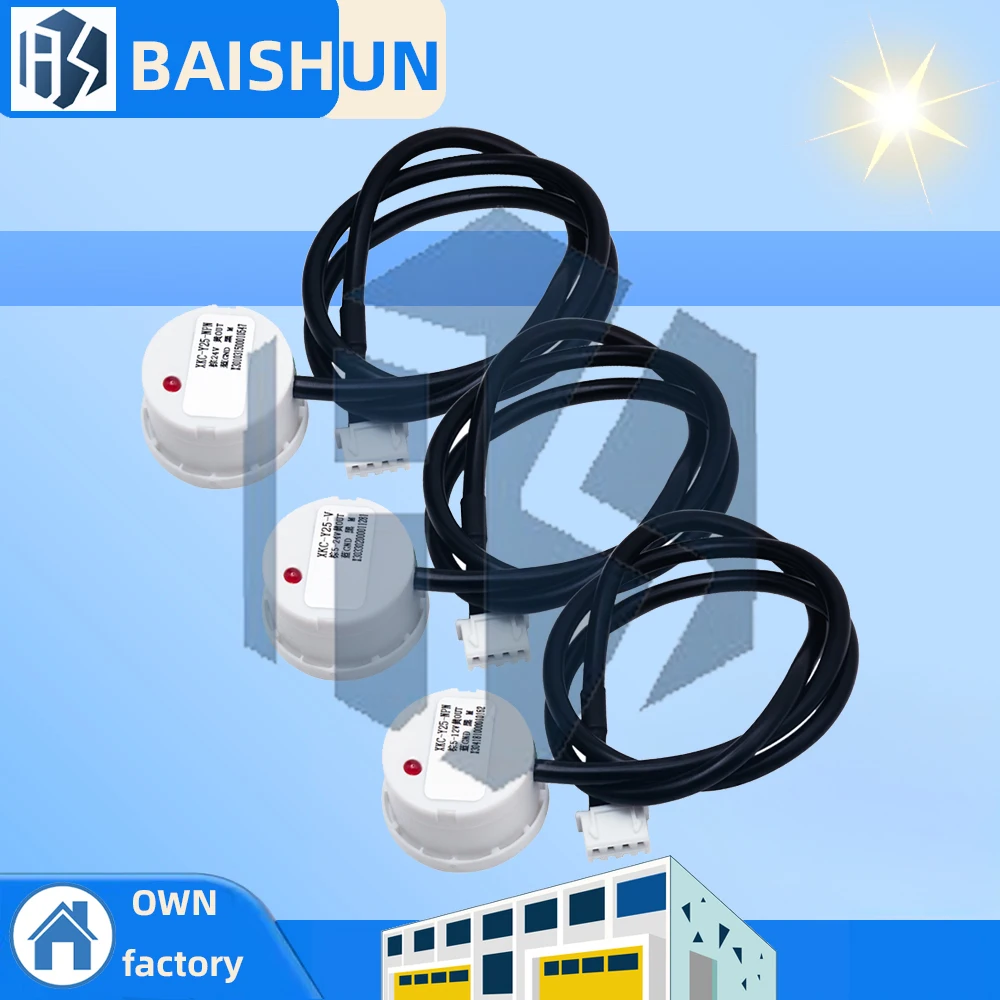 XKC Y25 T12V مفتاح مستشعر مستوى السائل كاشف المياه عدم الاتصال الصانع التعريفي عصا نوع دائم Y25-T12V XKC-Y25-V