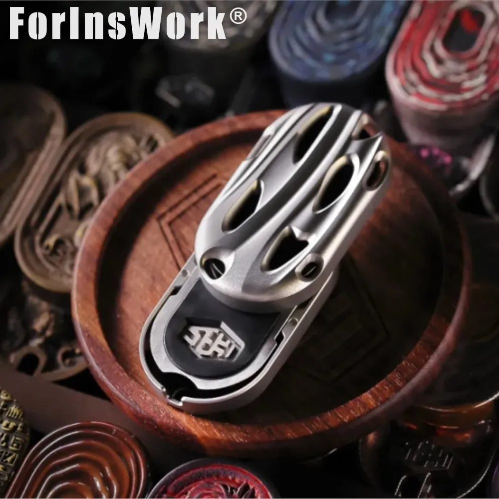 SEKI Lag Magnetic Feedback Push Slider Stainless Steel Sandblasting Black Plating Magnetic Toys Metal Fidgets Toys