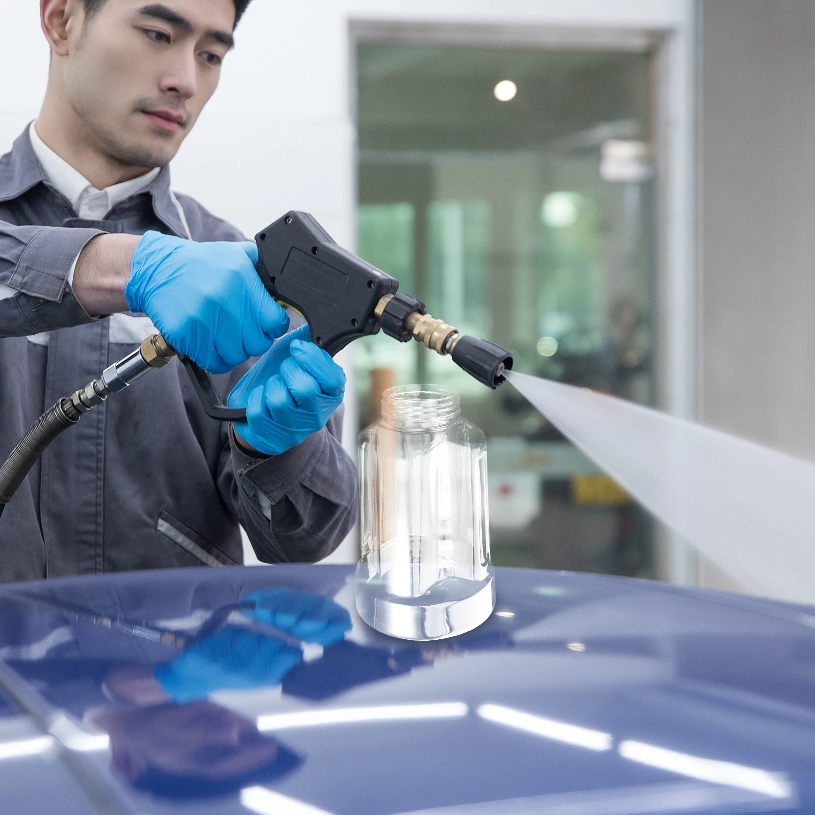 

Car Wash Foam Sprayer Multifunctional PP Material Spray Bottles Cleaning Accessories Foam Generator Ergonomic Design Water