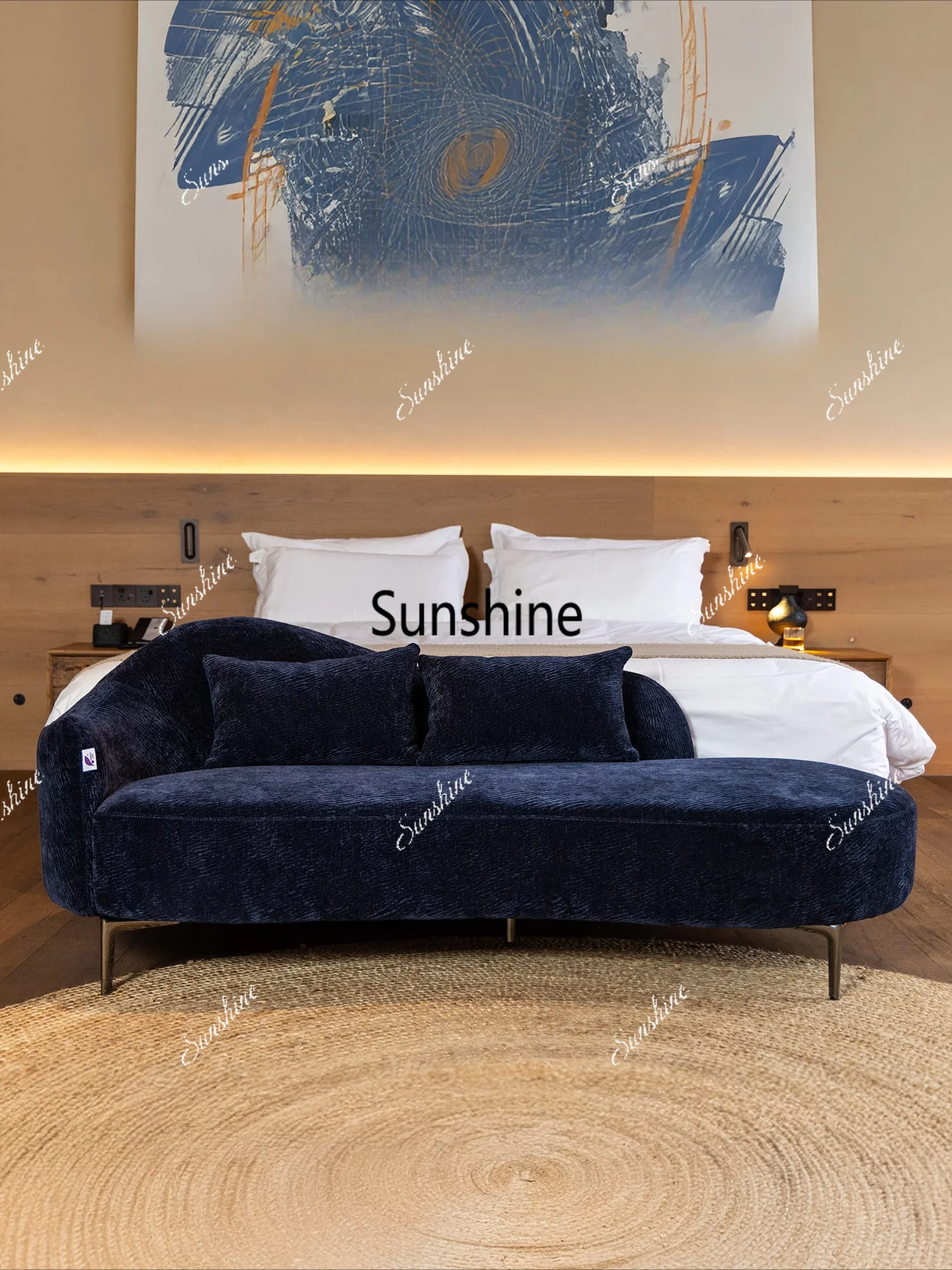 Bedroom chaise longue master bedroom changing stool household