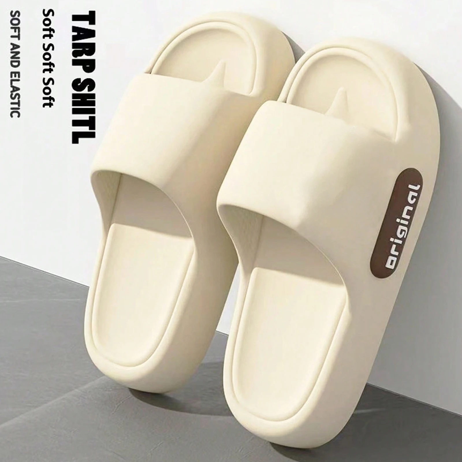 Women Men Couple EVA Slides Summer Thick Sole Ultra Soft Casual Slippers Indoor Outdoor Home Vacation Sandals