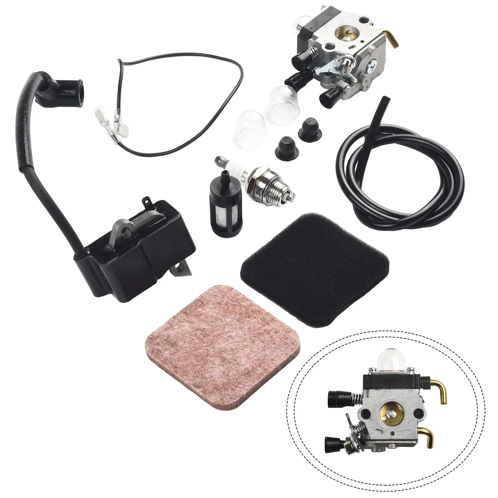 

Replace and Upgrade Your Parts with this Ignition Coil Carburetor Kit for STIHL Fs80R Fs85 Fs80 Hs80 Ht75 Hs75 Hs85