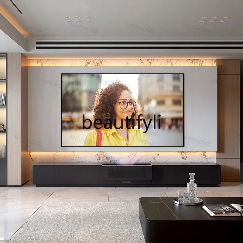 

Fully Automatic Laser TV Cabinet Electric Retractable Integrated Hisense Starlight Special Projector
