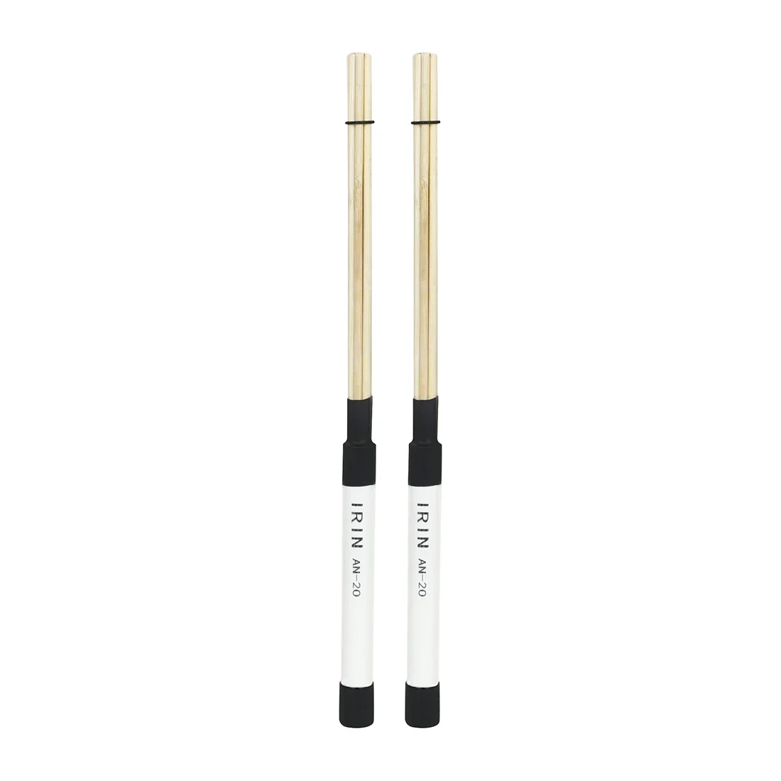 2Pcs Drum Set Drumstick Brush Wooden Jazz Drum Stick Brush A Pair Of Drumstick Brush Accessories ABS Handle Drumsticks Parts