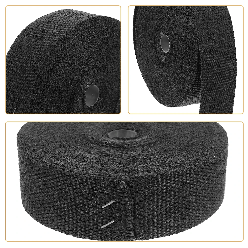 

1 Roll Heat Resistant Insulation Exhaust Car Motorcycle Automotive Accessory High Temp Duct Repair Fabric Tape Pipe