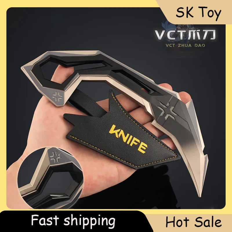 22 سنتيمتر ضوء الليل الجديد VCT Karambit Valorant مخلب سكين لعبة السيف كوس نموذج الشكل الأولاد الهدايا جميع الهدايا المعدنية تحصيل #1