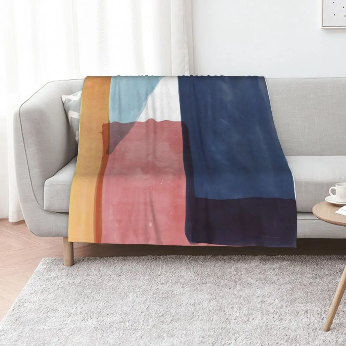 Tetra in Pink Multi Throw Blanket Flannel Baby Designers Hairys blankets and throws warm winter Blankets