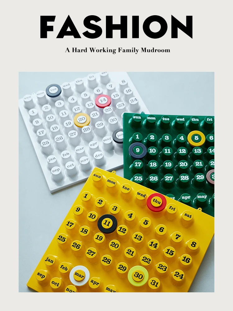 クリエイティブなリングアデートカレンダー中古代レトロな壁装飾