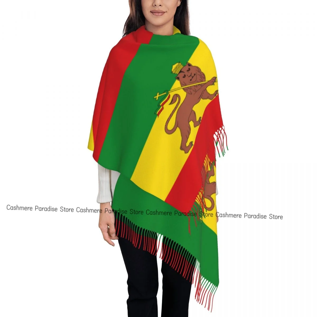 

Flag Of Ethiopia Scarf Men Women Winter Warm Scarves Shawl Wrap