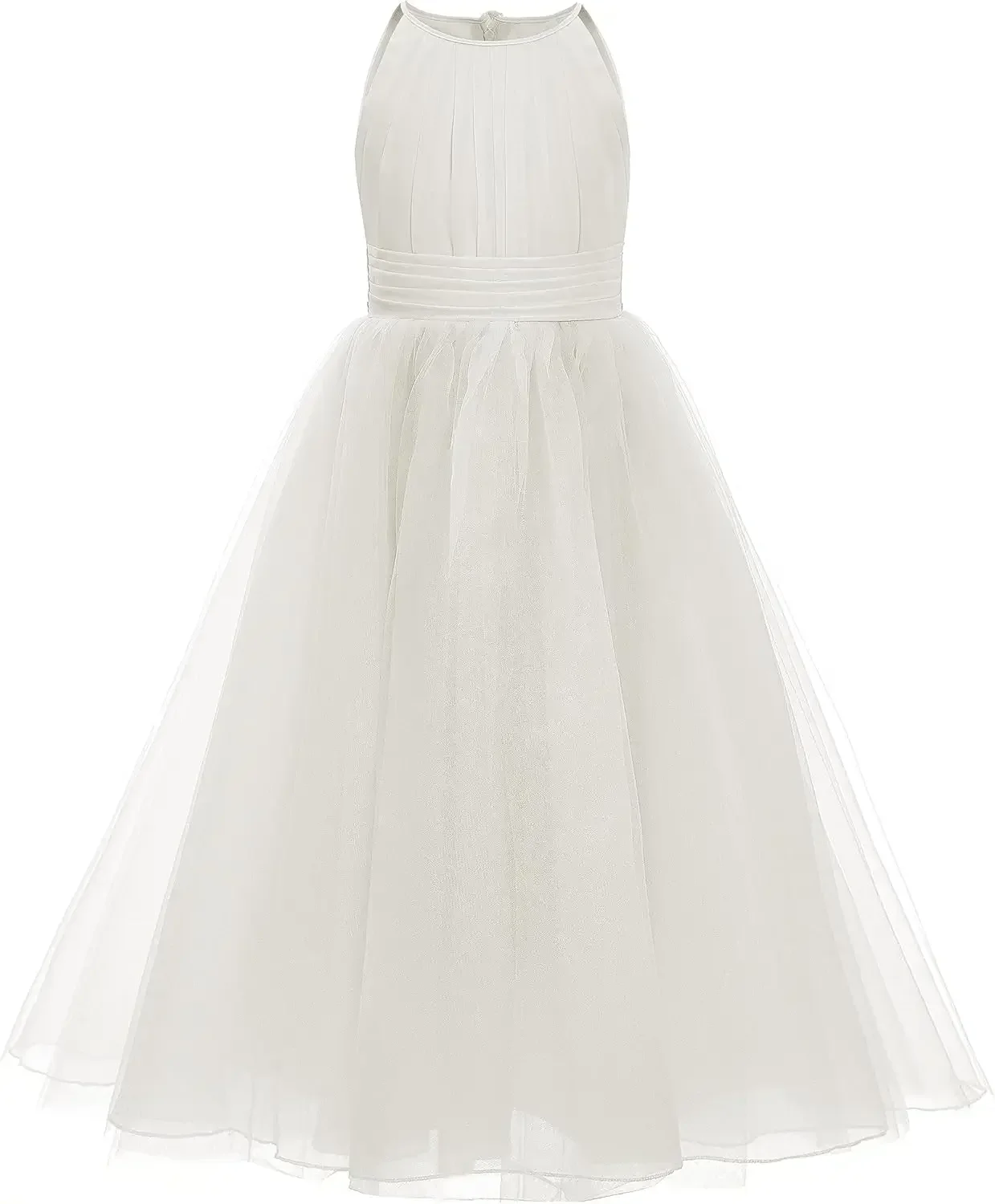 gaun pesta gadis gaun untuk pesta dan pernikahan Bunga Gadis Tulle Gaun Sifon Anak Pesta Pernikahan Kontes Gaun Bola