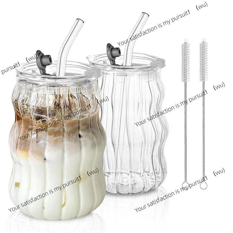 Transparent vertical glass that can be hot or cold, with a peculiar, fashionable and good-looking shape