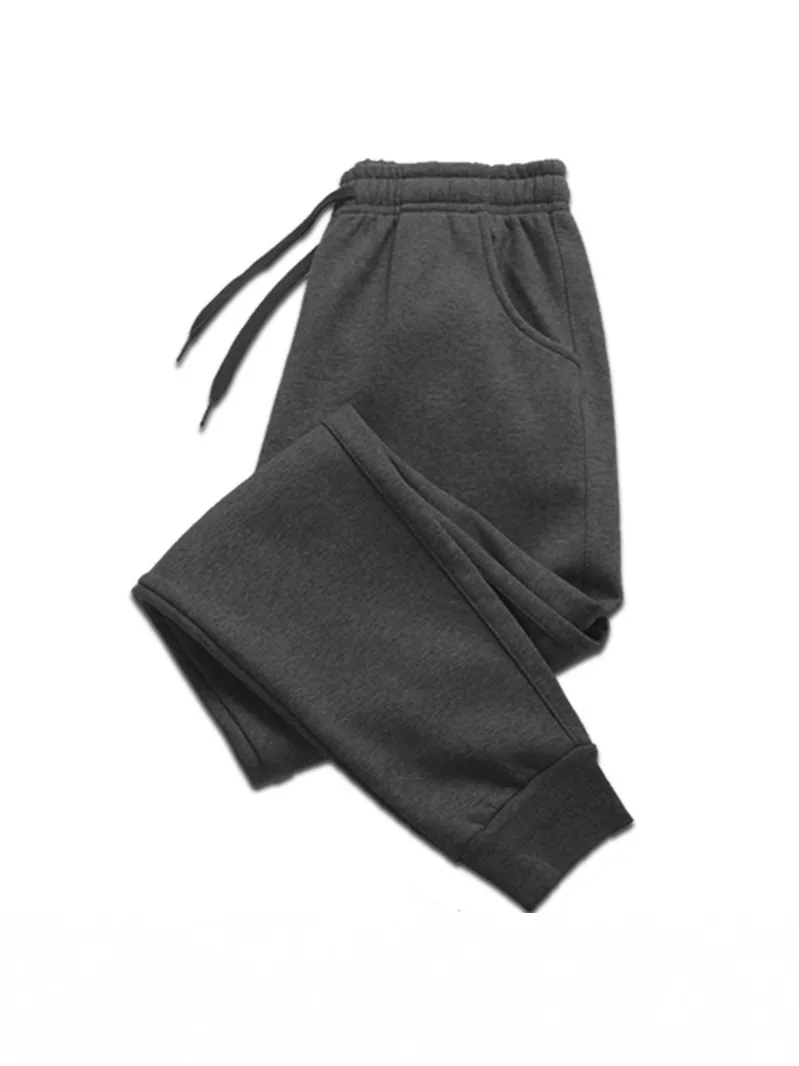 

Мужские повседневные флисовые спортивные штаны, длинные спортивные штаны, мягкие и удобные спортивные штаны, осень и зима