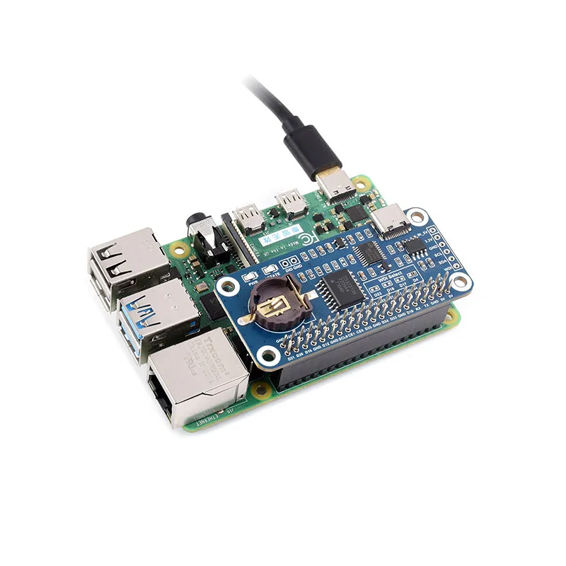 Woli Weixue Raspberry Pi RTC watchdog expansion board high precision DS3231SN clock chip Type C power supply