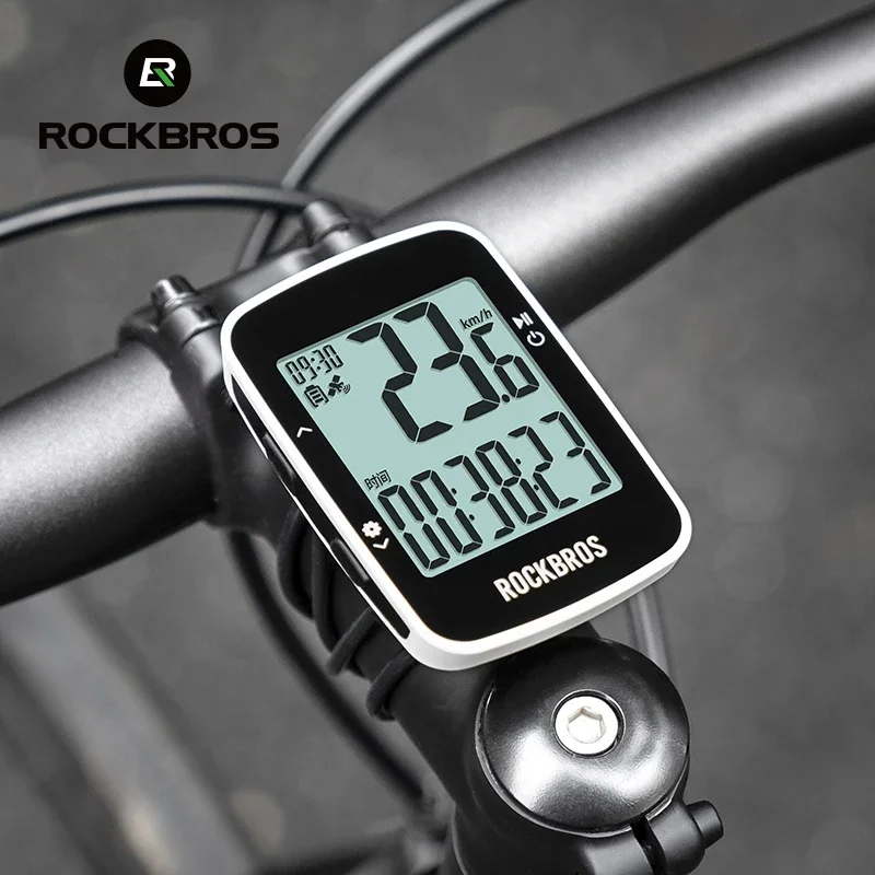 

ROCKBROS Bicycle GPS Computer Wireless Digital Bicycle Speedometer Waterproof Cycling HD Backlight Screen Bike Smart Computer