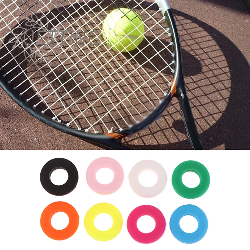 

Hot 1Pc/8Pcs Reduce Tennis Racquet Shock Absorber Colorful Professional Vibration Dampeners Tennis Racket Accessories Damper