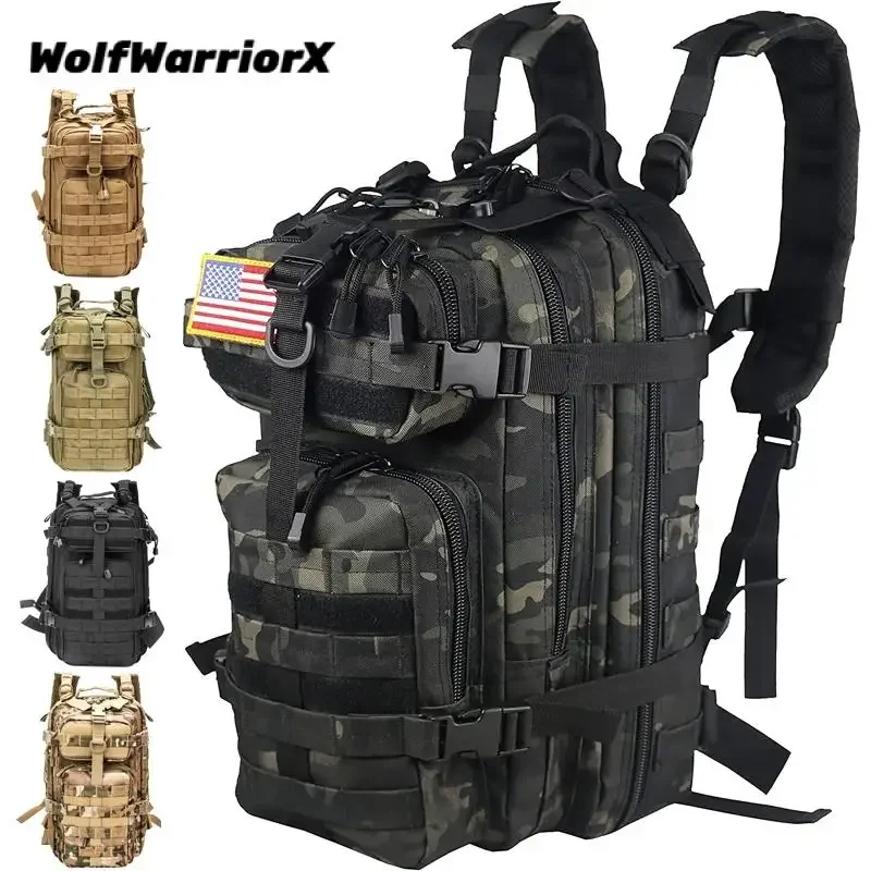 

Tactical Backpack Hiking Rucksacks Outdoor Backpacks Waterproof High Capacity Nice Bags Camping Fishing Hunting Bag 1000D