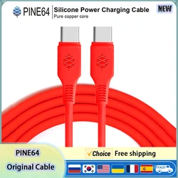 PINE64 Original Type-C Silicone Power Cable 350° High-Temperature Resistance Special power cord for Pinecil V2 V1 Soldering iron