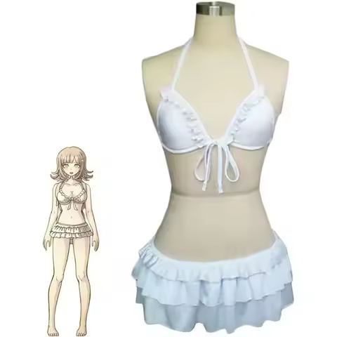 Anime Swimsuit Nanami Chiaki Cosplay Women Bikini Lolita Dress Suit Costume Customized