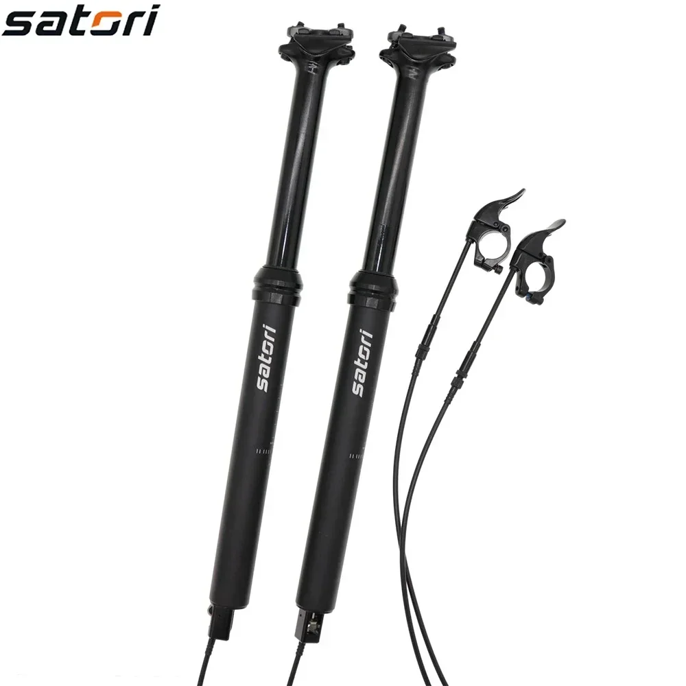 SATORI MTB Bike Dropper Seatpost Adjustable Height 150 125mm Sorata Pro Internal External Cable Routing 30.9 31.6mm