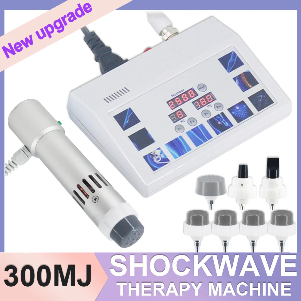 300mj Shockwave Therapy Machine For ED Treatment Patellar Tendinitis Sports Injury Pain Relief Deep Massage Shock Wave Device