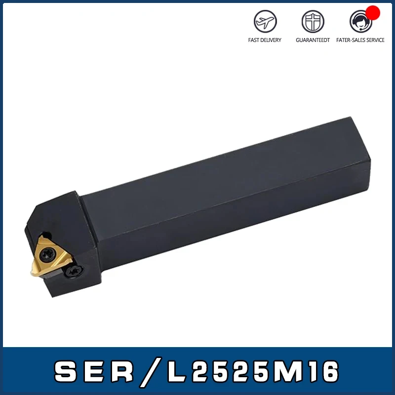 

1pcs SER2525M16 SEL2525M16 External Threaded Tools SER2525 SEL2525 CNC External thread Turning tool rod SER SEL Lathe Cutter