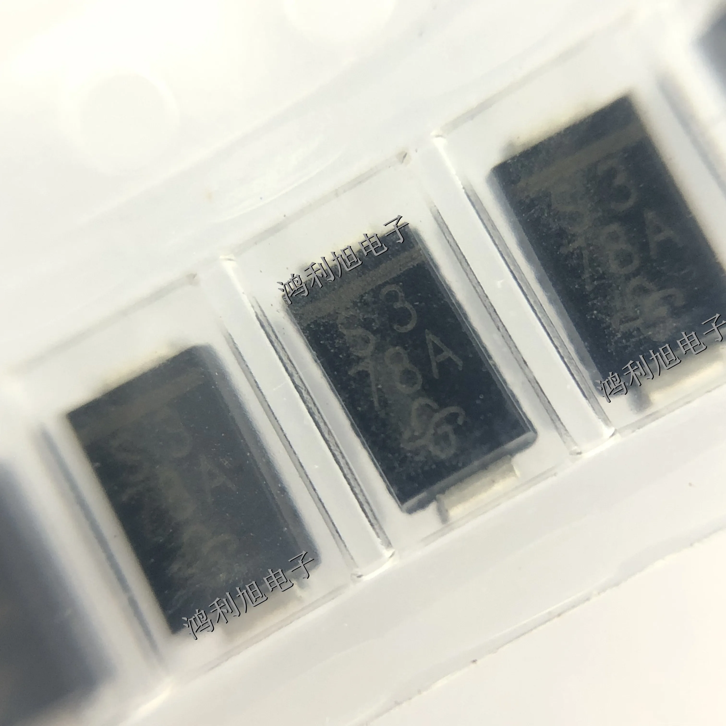 50pcs/Lot SS13-E3/61T SMA DO-214AC-2 MARKING;S3 Schottky Diodes & Rectifiers 1A 30V