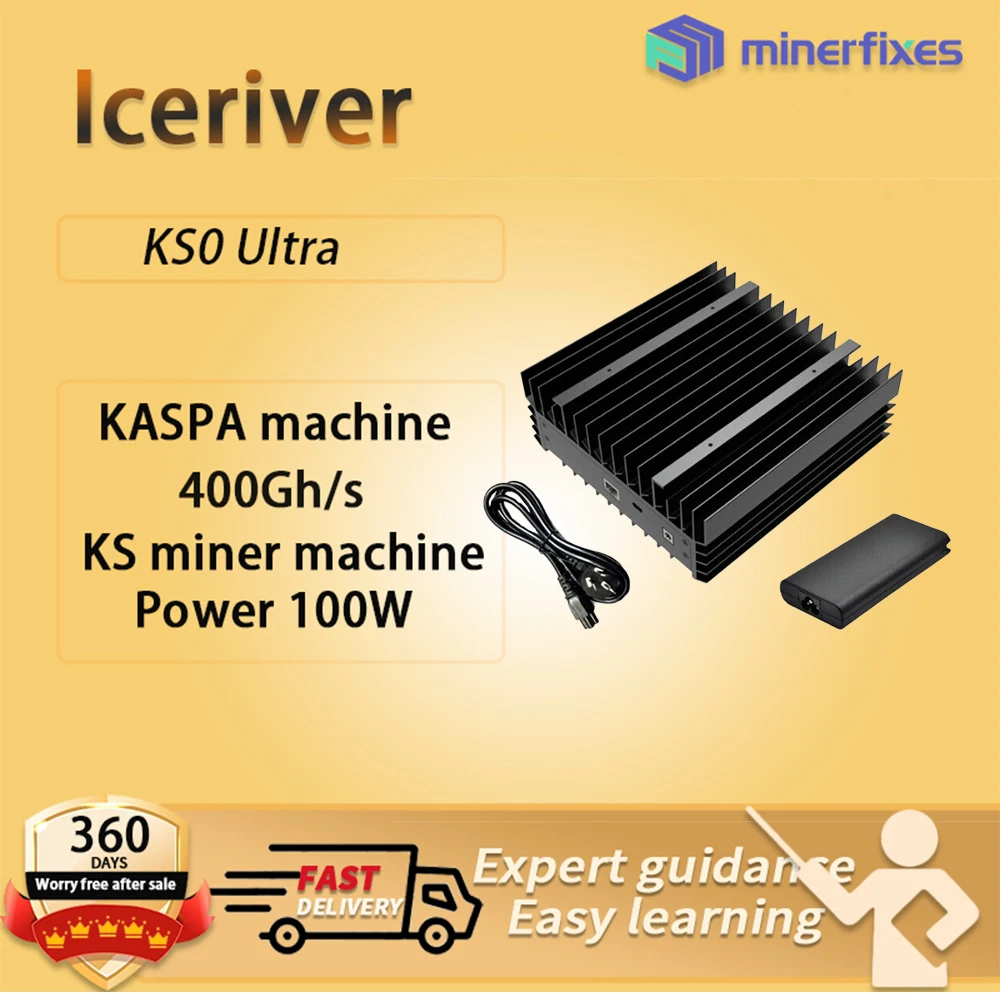 

mini bitcoin minerKASPA Miner KS0 400G 100W used 95% new Iceriver Ultra