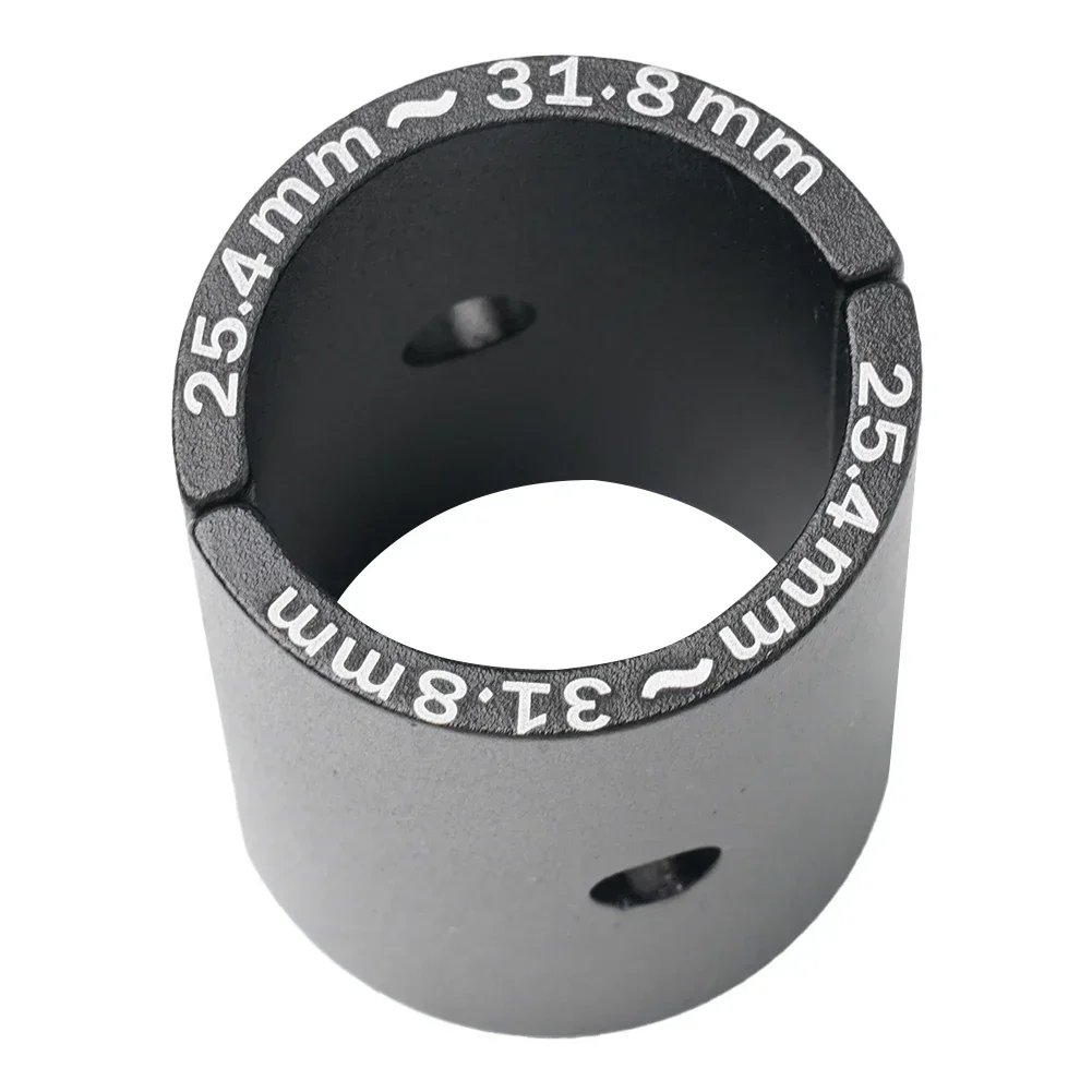 Premium Bicycle Handlebar Bar Shim Spacer Convert 25 4mm To 31 8mm Sturdy Aluminum Alloy Material Black/Blue Color