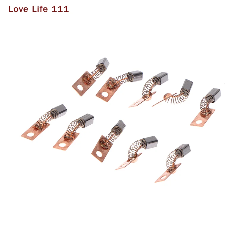 New 10pcs Electric Motor Carbon Brushes Replace Dental Grinding Machine Micromotor Handpiece 3X3X4.5MM