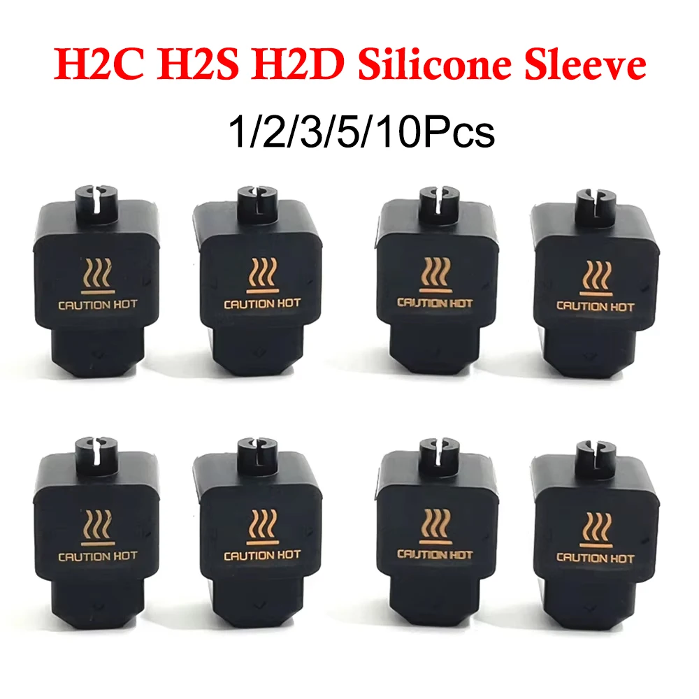 Silikonhülle für Bambu Lab H2C H2D H2S Silikonschutzhülle Hitzebeständig 300 ° Staubdichte Bambulab H2D Hotend-Schutzabdeckung