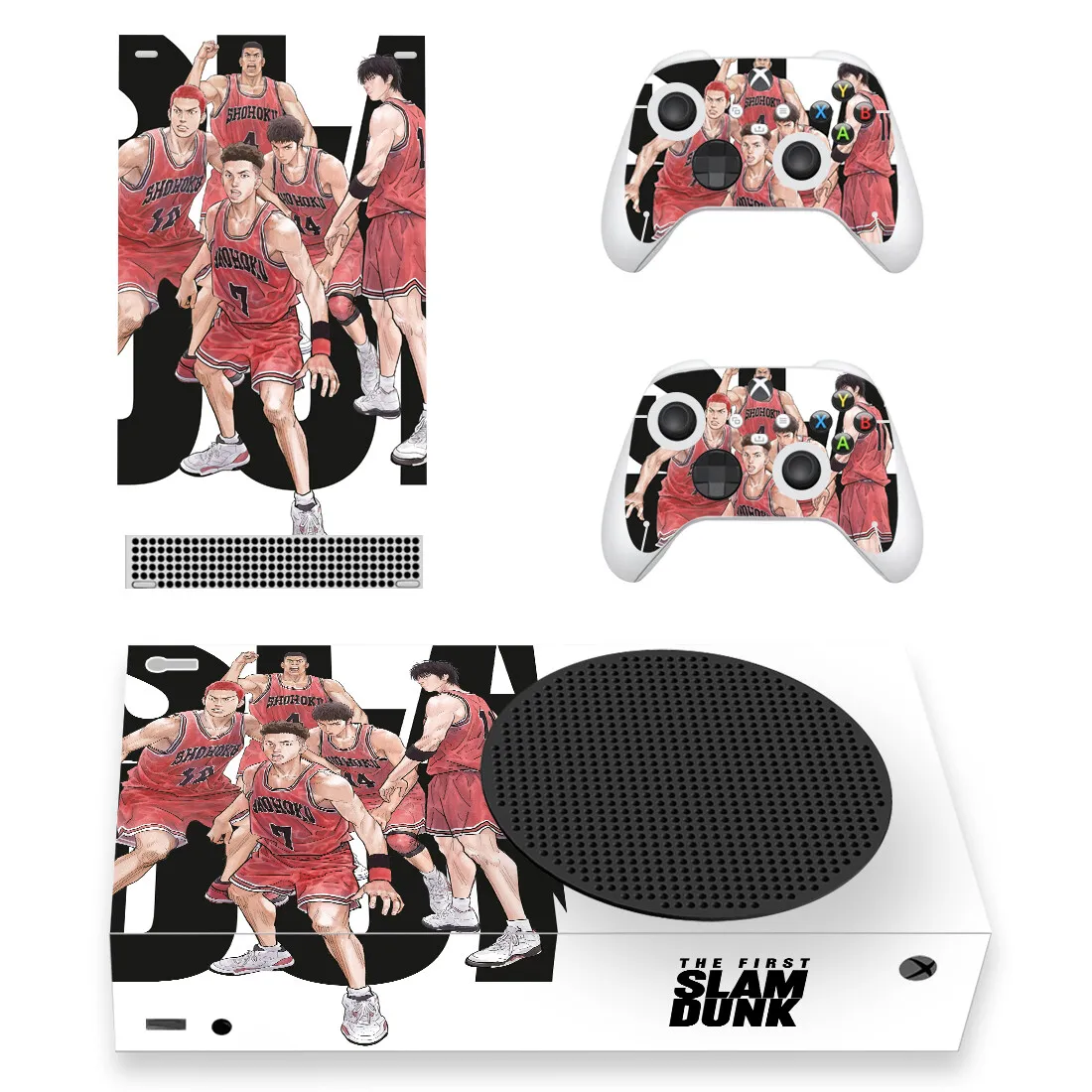 SLAM DUNK Skin Sticker Decal Cover for Xbox Series S Console and 2 Controllers XSS Skins Vinyl