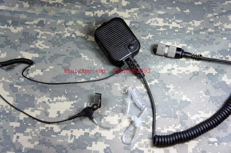2026GOOD 6-Pin Military Plug, High And Low Volume Adjustment Of Hand, With Air Duct Earphones PRC152 148