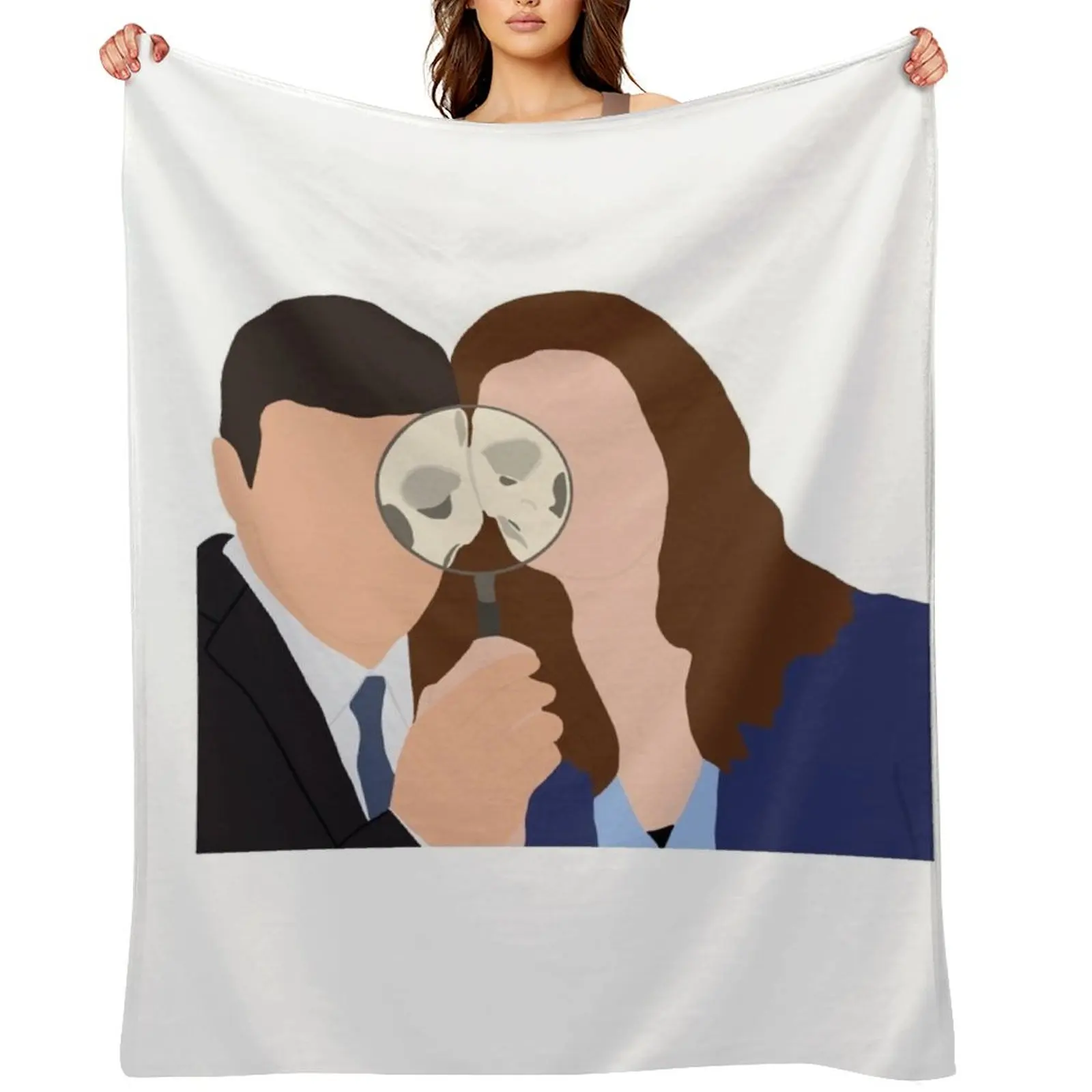 

booth and brennan Throw Blanket Hair Luxury Designer Bed linens blankets ands Blankets