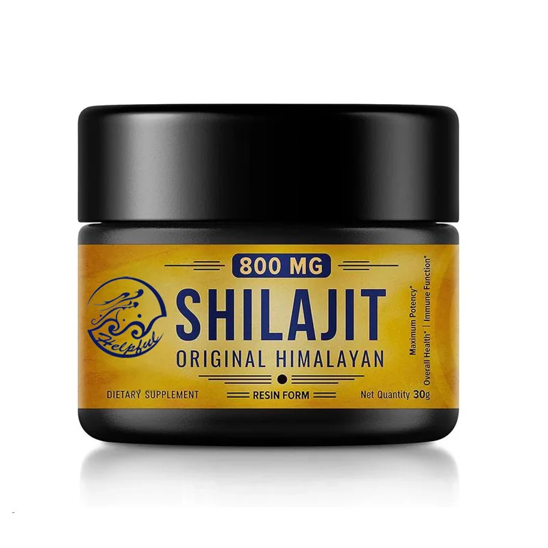 Shilajit pure Himalayan organic resin, high potency, over 85 trace minerals and vitamin A, focusing and energy, immunity, 30g