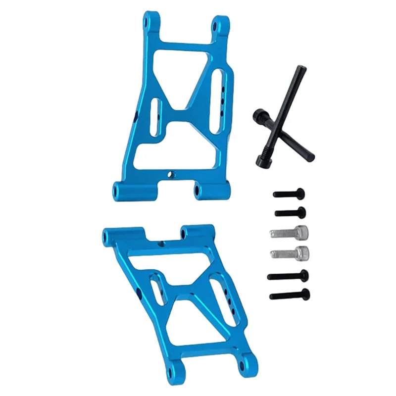 AS96-RC Kit de brazo oscilante inferior delantero de actualización de coche para MJX 1/7 7303 accesorios de coche RC azul