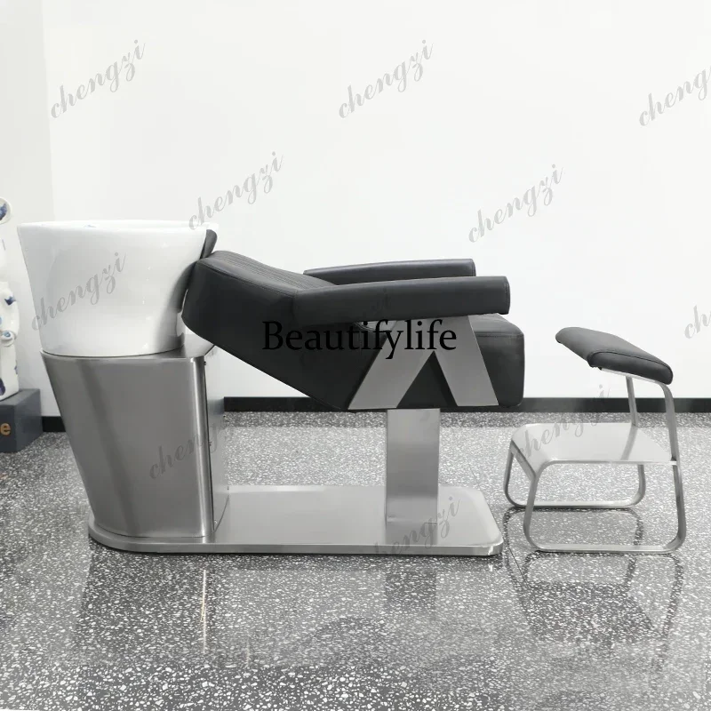 Y136 Shampoo Sink Chair Hairdressing Professional Beauty Hair Washing Chair Cosmetic Shaving Fotel  Spa Furniture